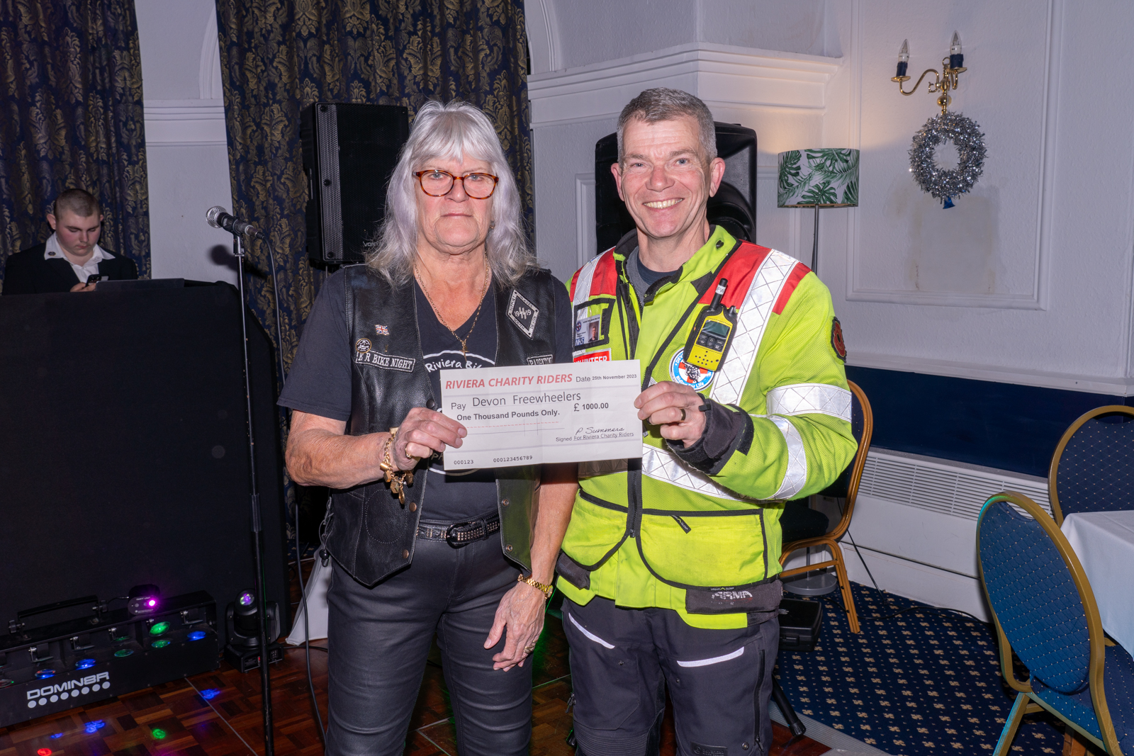 A Generous Donation From English Riviera Bike Nights