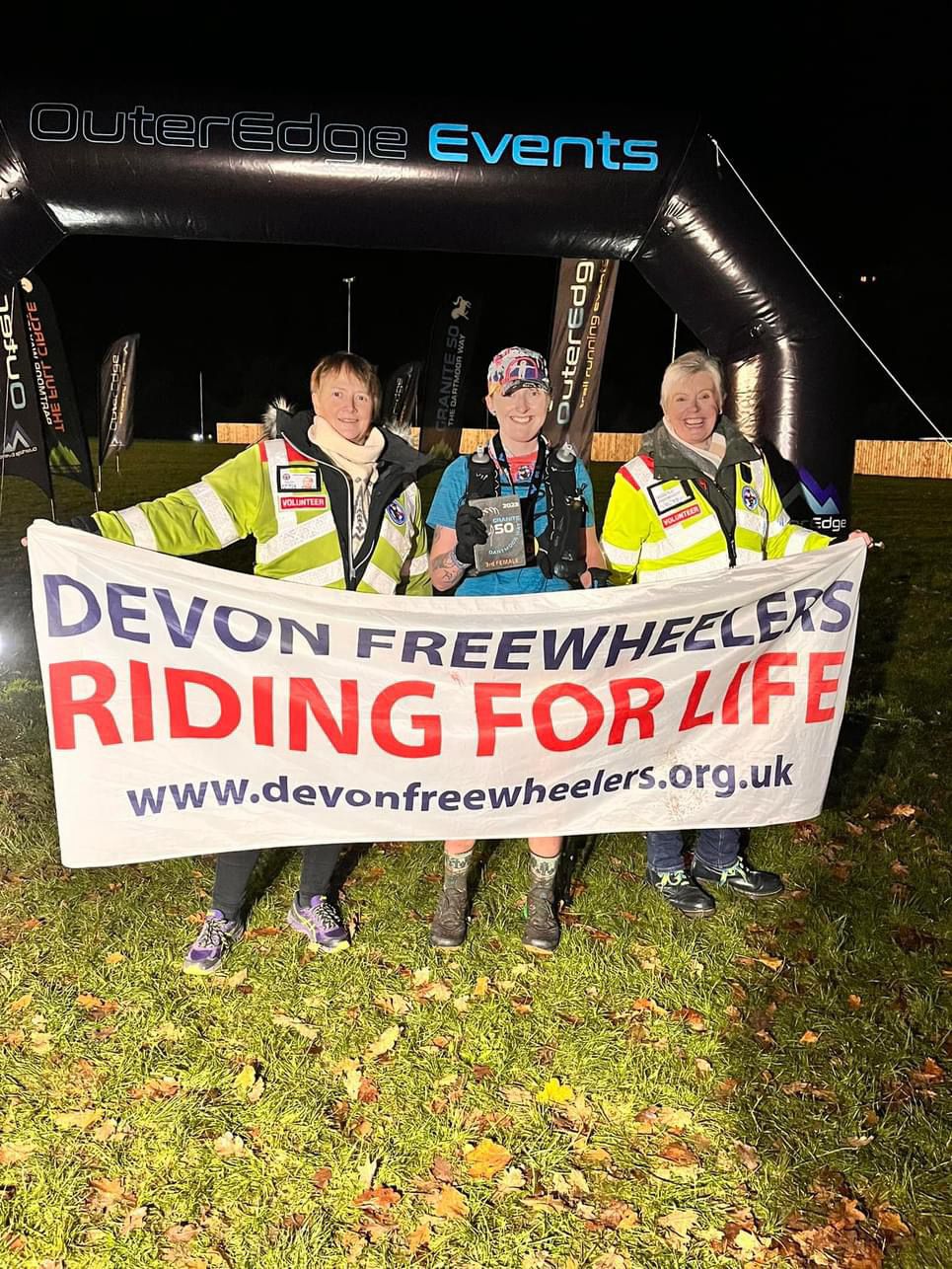 Emily's Ultra Runs For Devon Freewheelers