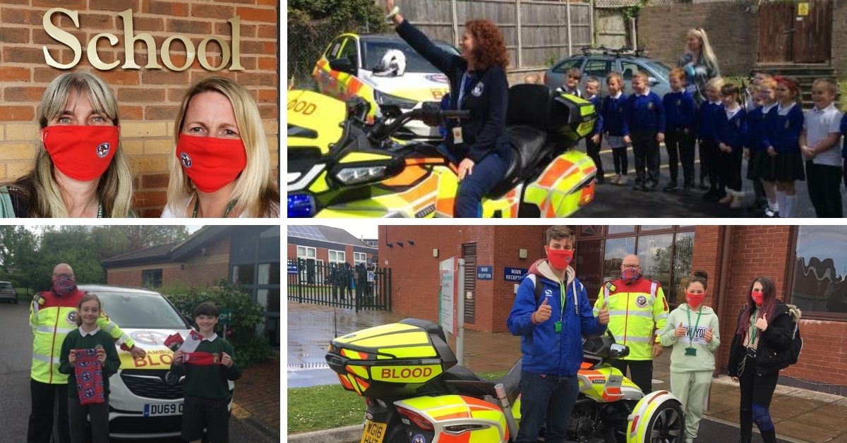 ‘They could be our volunteers of the future’ Devon Freewheelers donates free face masks to schools in Exmouth