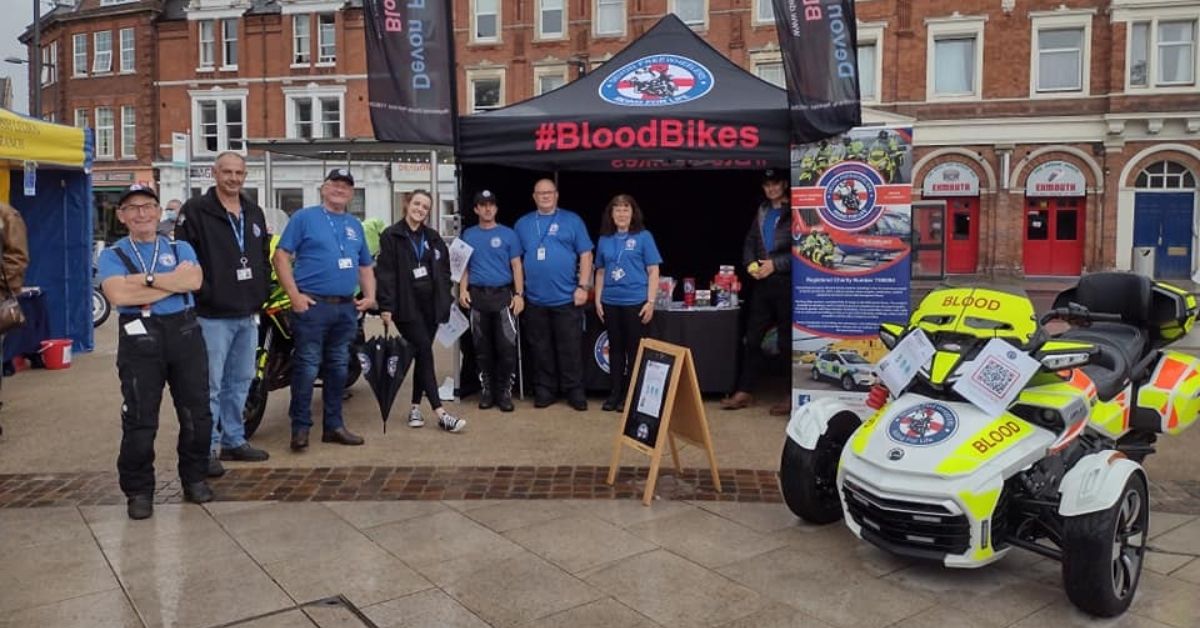 Devon Freewheelers in the community: charity supports Exmouth Organ Donor and Transplant Awareness Day